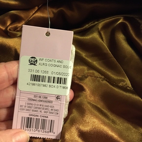 Long Sleeve Zip-Up Sherpa Jacket Wild Fable XL - Picture 4 of 5